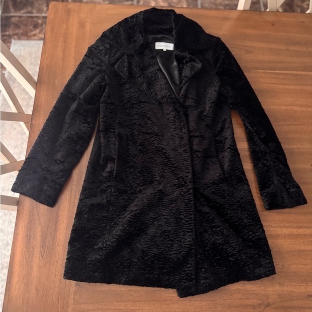 Calvin Klein Black Teddy Jacket XS